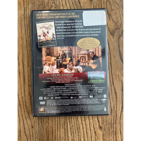 The Sound Of Music DVD Rodgers & Hammerstein Musical Classic Movie Pre-Owned - Picture 3 of 3